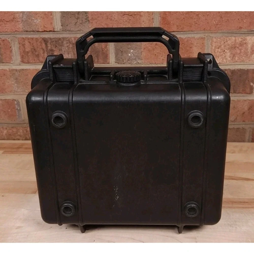 Pelican 1200 Mini S Hard Case w Foam Waterproof Black